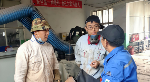 中石化高级电气焊工工程师邓泽林老师高压焊教学
